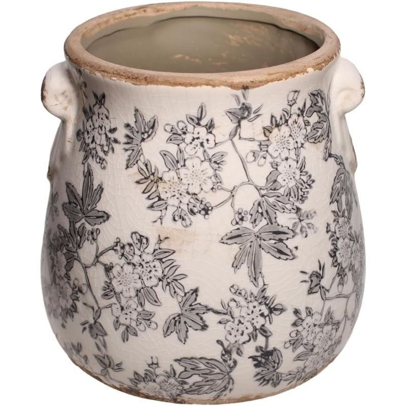 Rustic Farmhouse Ceramic Planter Vase