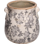 Rustic Farmhouse Ceramic Planter Vase