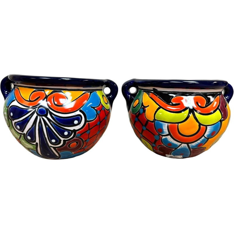 6.75" Hand Painted Mexican Planter
