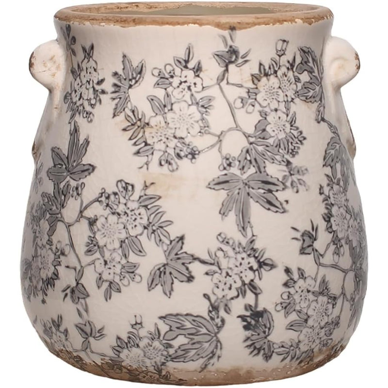 Rustic Farmhouse Ceramic Planter Vase