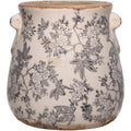Rustic Farmhouse Ceramic Planter Vase