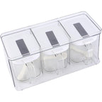 Wall Mounted Automatic Spice Organizer Box