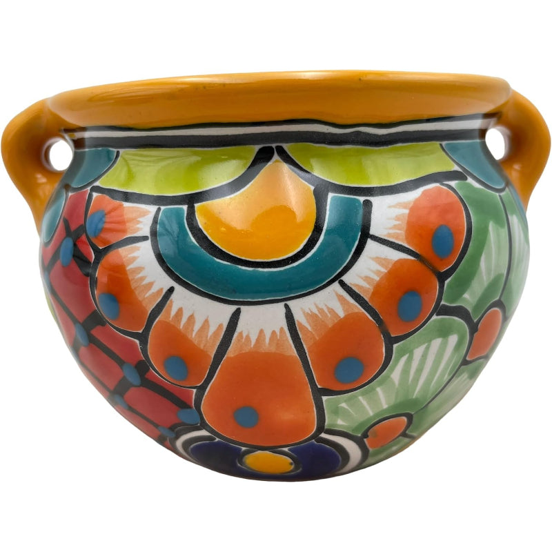6.75" Hand Painted Mexican Planter