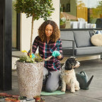 2-Pack 9 Gallon Beige Stone Finish Tall Planters