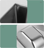 4-Compartment Stainless Steel Spice Box with 4 Spoons