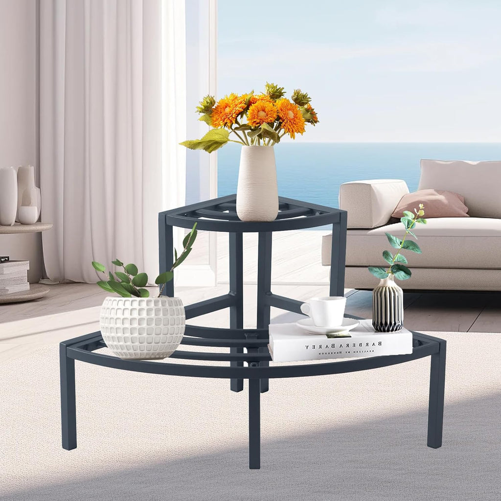Lightweight Rustproof Aluminum Outdoor Plant Stand