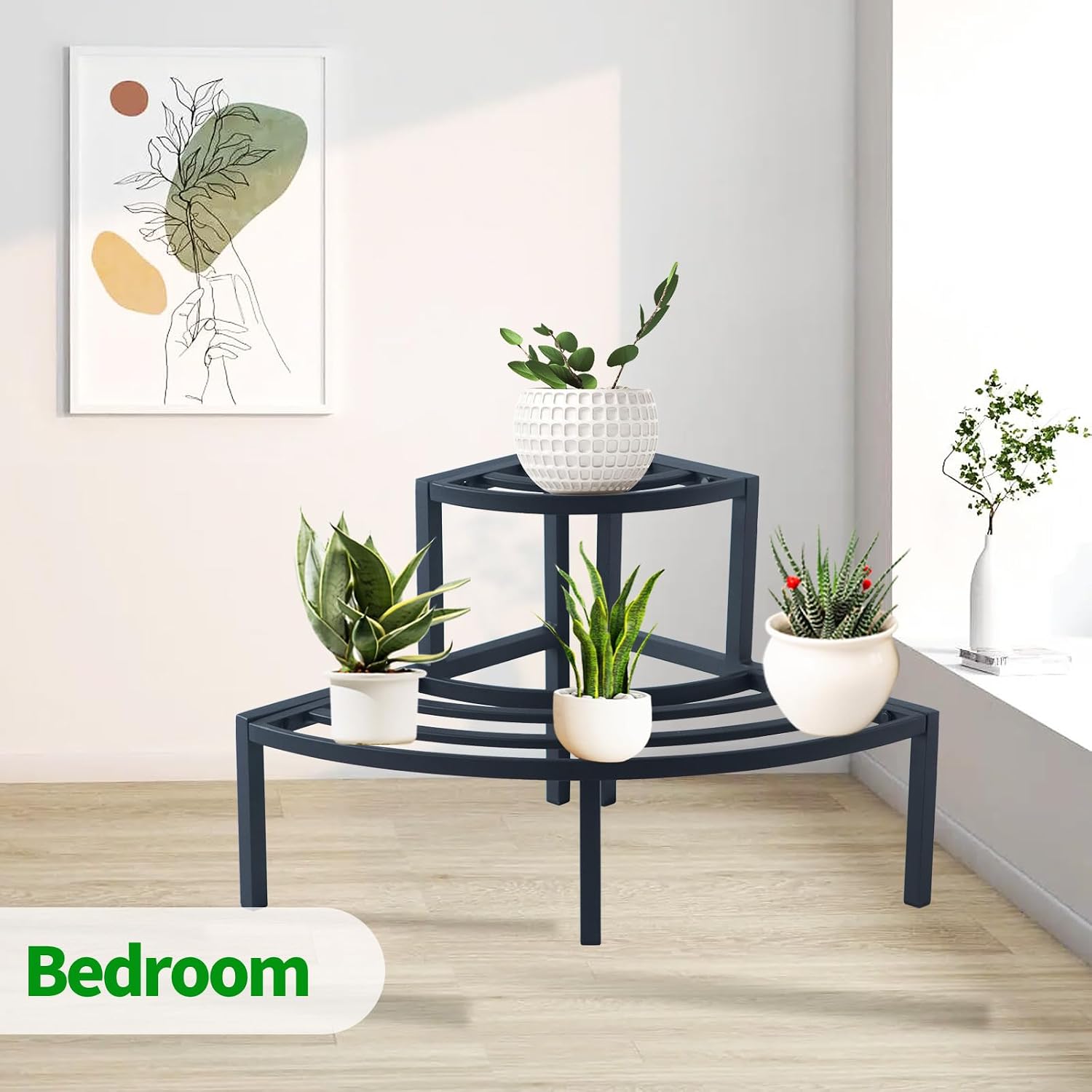 Lightweight Rustproof Aluminum Outdoor Plant Stand