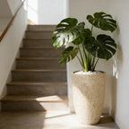2-Pack 9 Gallon Beige Stone Finish Tall Planters