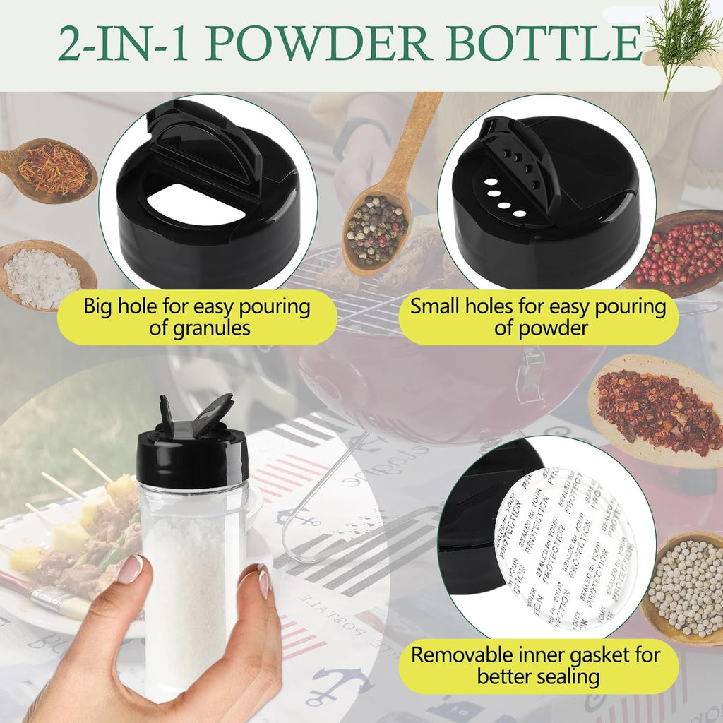 Portable Camping Spice Jar Set with Storage Bag