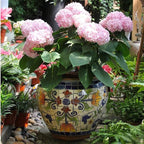19×23cm Mosaic Hand-Painted Ceramic Planter