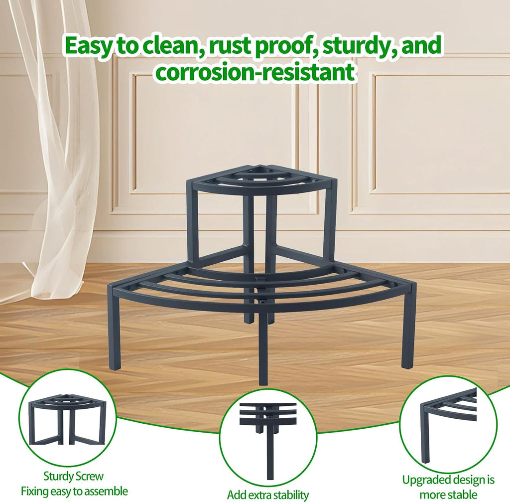 Lightweight Rustproof Aluminum Outdoor Plant Stand