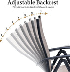 2-Pack Folding Patio Chairs
