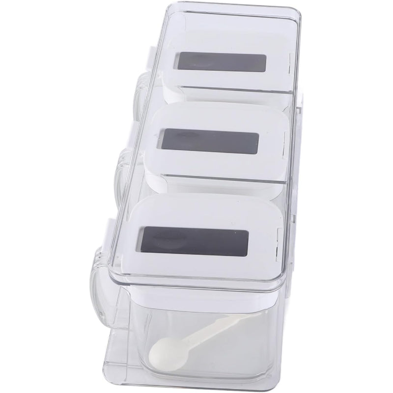 Wall Mounted Automatic Spice Organizer Box