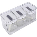 Wall Mounted Automatic Spice Organizer Box