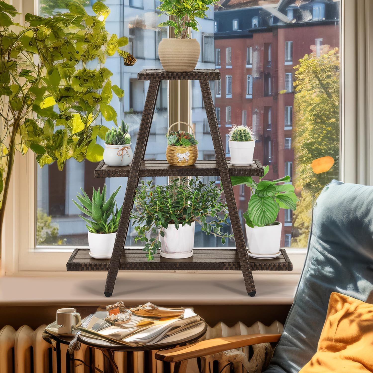 3-Tier Outdoor Patio Plant Stand