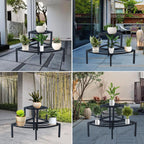 Lightweight Rustproof Aluminum Outdoor Plant Stand