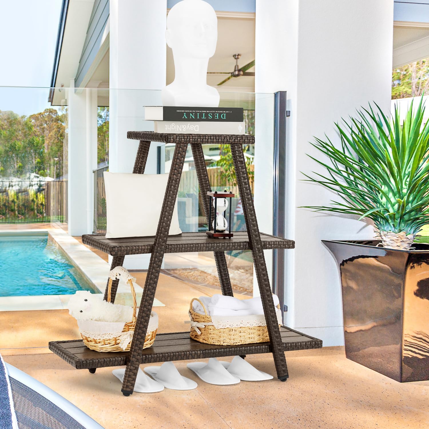 3-Tier Outdoor Patio Plant Stand