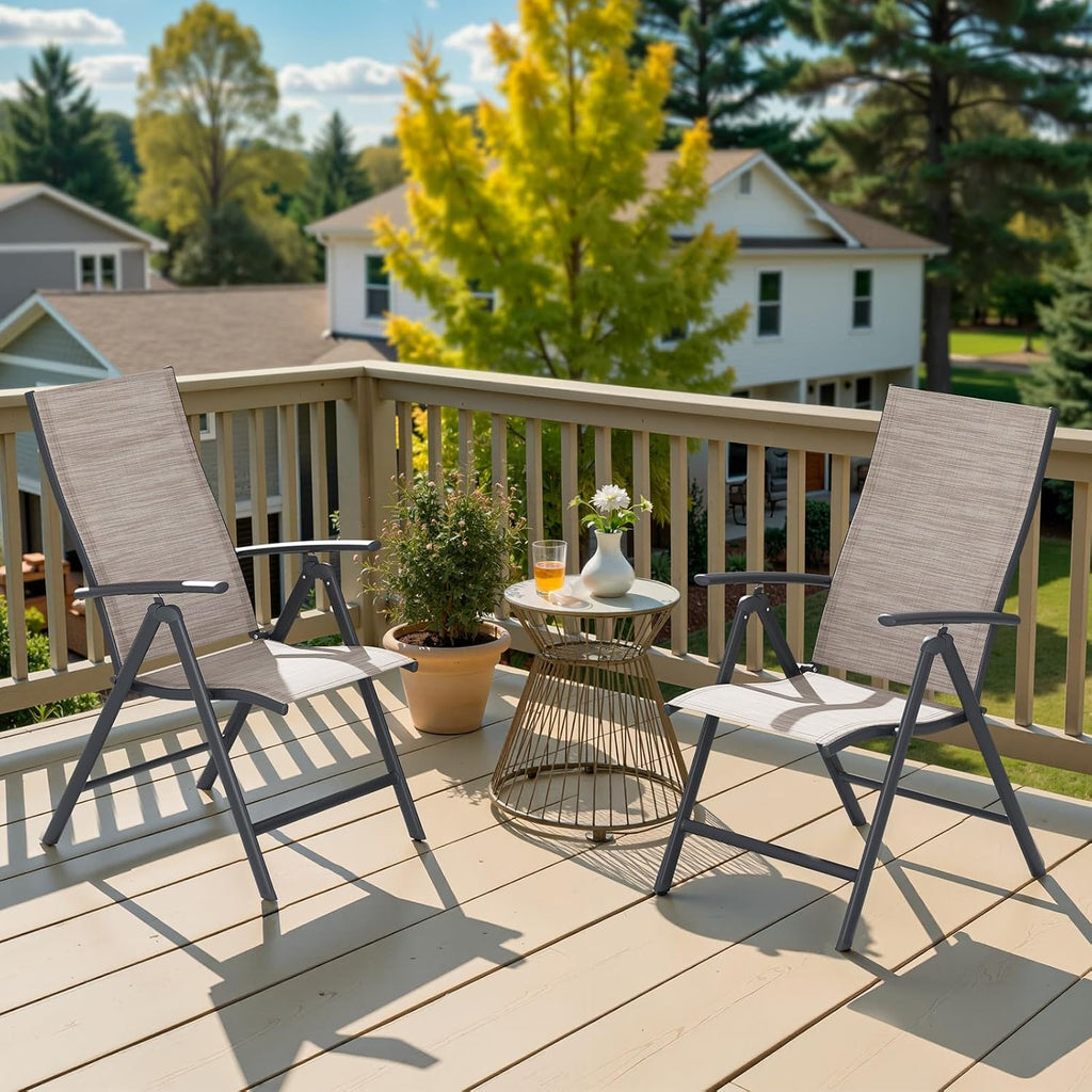 2-Pack Folding Patio Chairs