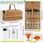 Portable Camping Spice Jar Set with Storage Bag