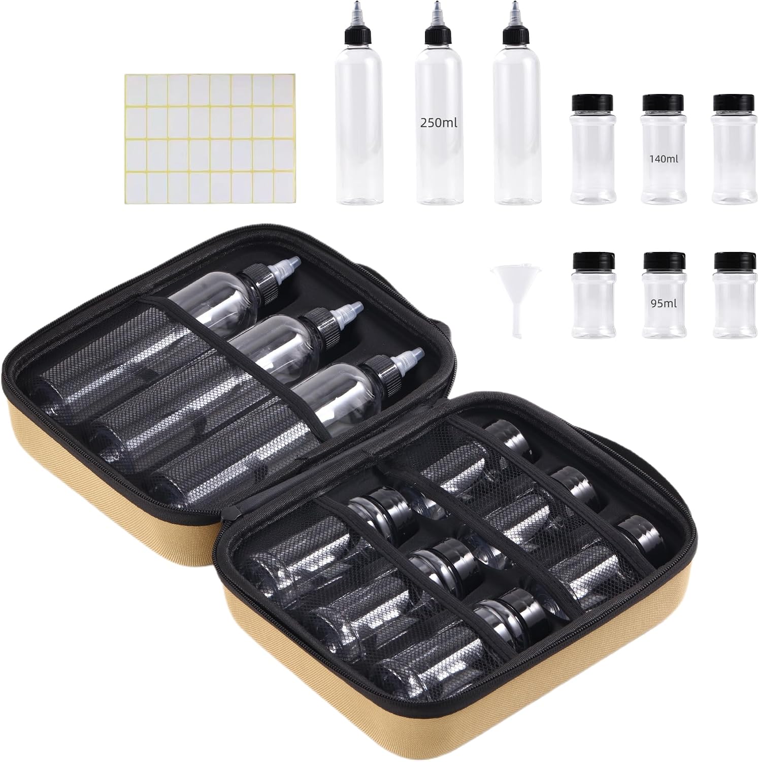 11-Piece Leakproof Camping Spice Kit with EVA Case