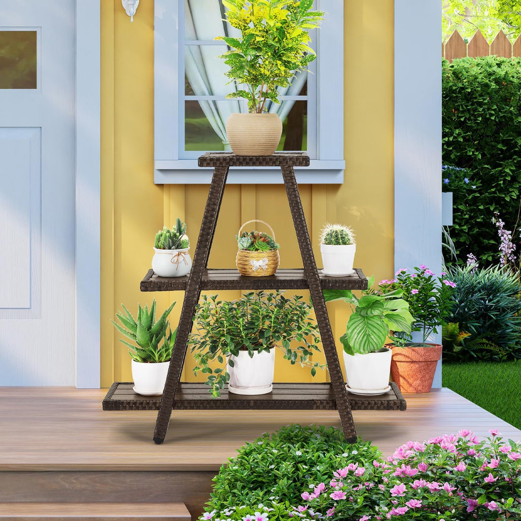 3-Tier Outdoor Patio Plant Stand