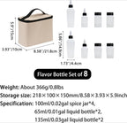 8-Pack Leakproof Camping Spice Containers