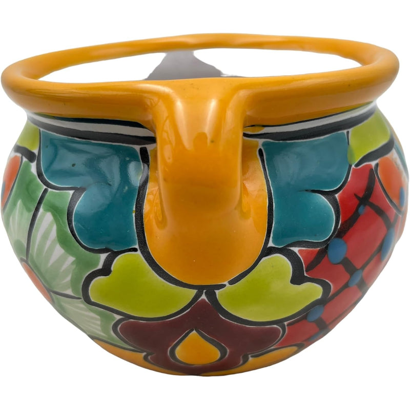 6.75" Hand Painted Mexican Planter