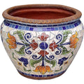 19×23cm Mosaic Hand-Painted Ceramic Planter