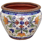 19×23cm Mosaic Hand-Painted Ceramic Planter